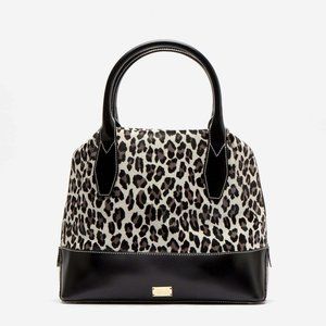 Frances Valentine Kate Spade Abby Tote Haircalf Snow Leopard MSRP $678 NEW